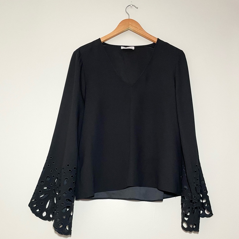 Ramy Brook Eyelet Sleeve Blouse